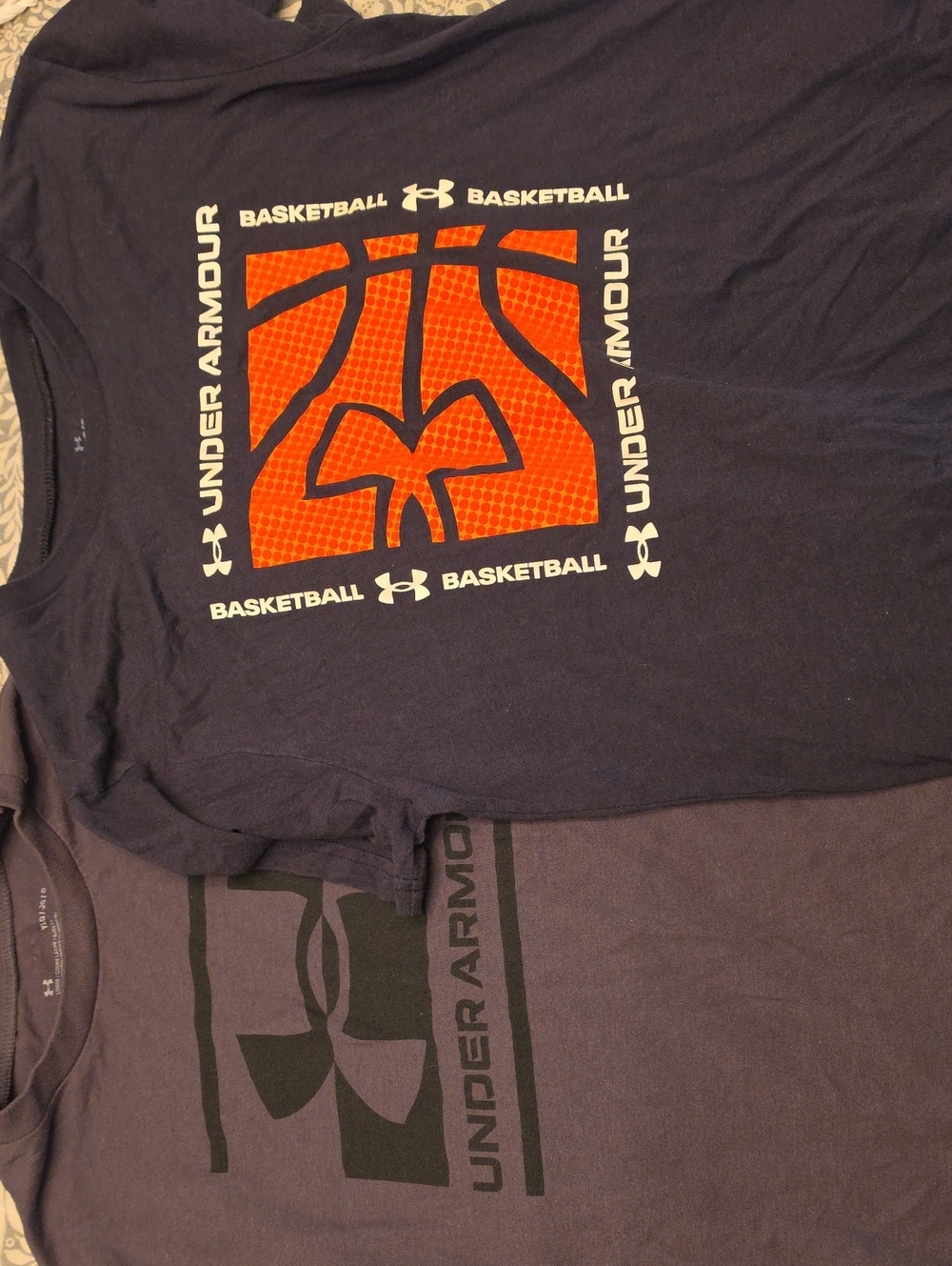 2 Under Armour Tees One Short Sleeved One Long Sleeved